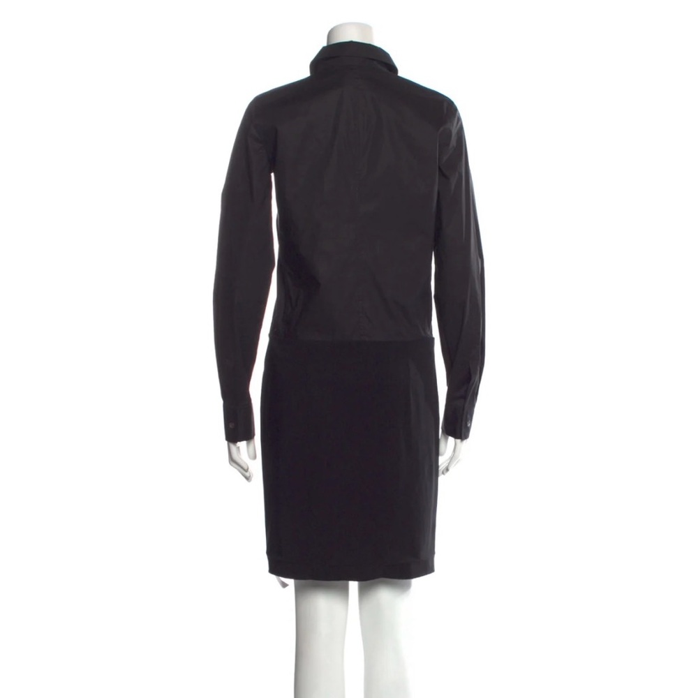 Theory Dress Shirtdress Black - Picture 3 of 10